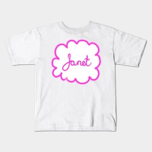 Janet. Female name. Kids T-Shirt